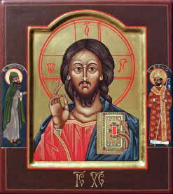 Jesus Christus Pantokrator mit B u Z